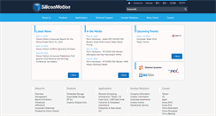 Desktop Screenshot of en.siliconmotion.com